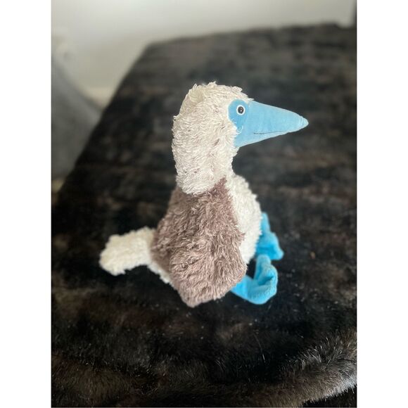 GUND Blue Footed Booby Plush Toy Exclusive World Wildlife Fund Galapagos Bird - Picture 1 of 3